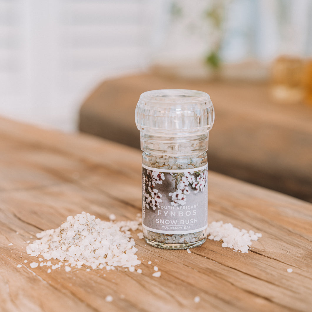 Salt Grinder - Coarse Snow bush Salt