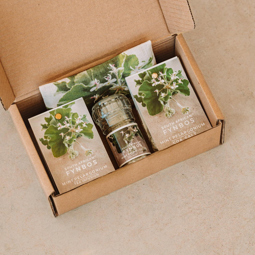 Gift Box - Culinary & Spa Mix - Mint pelargonium