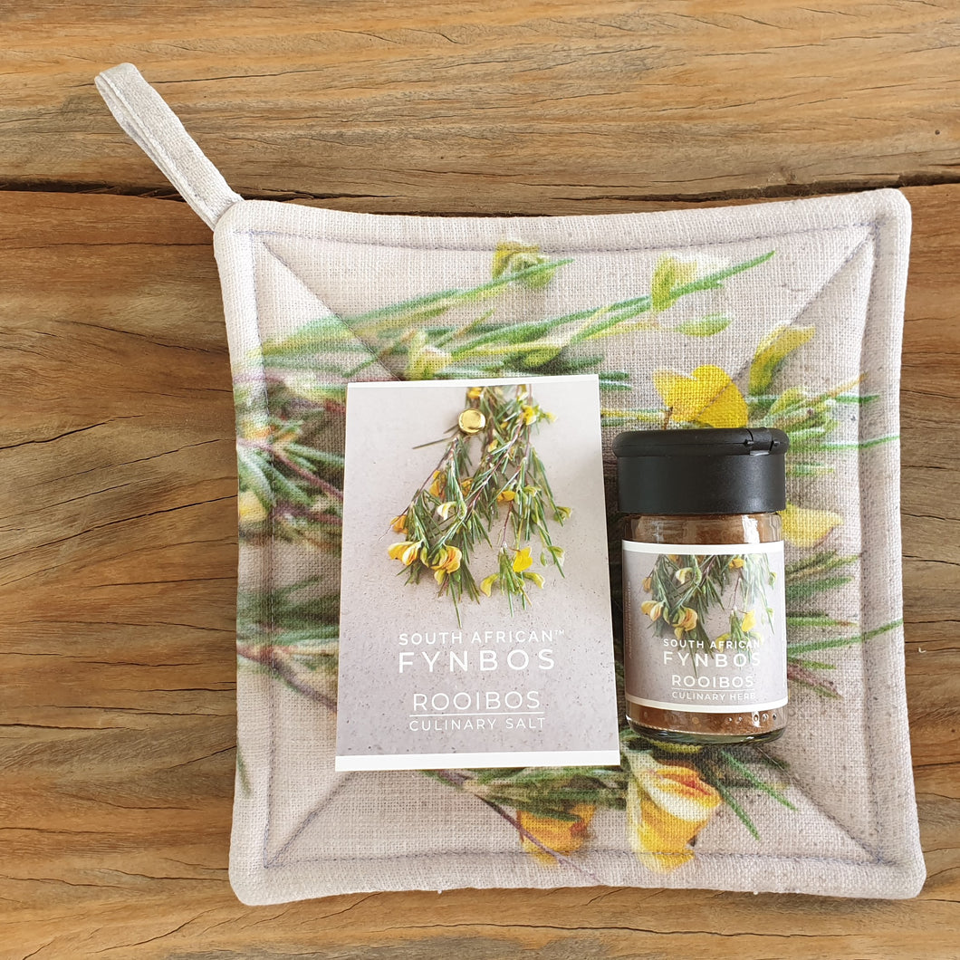 Gift Set -  Potholder with Salt & Herb - Rooibos